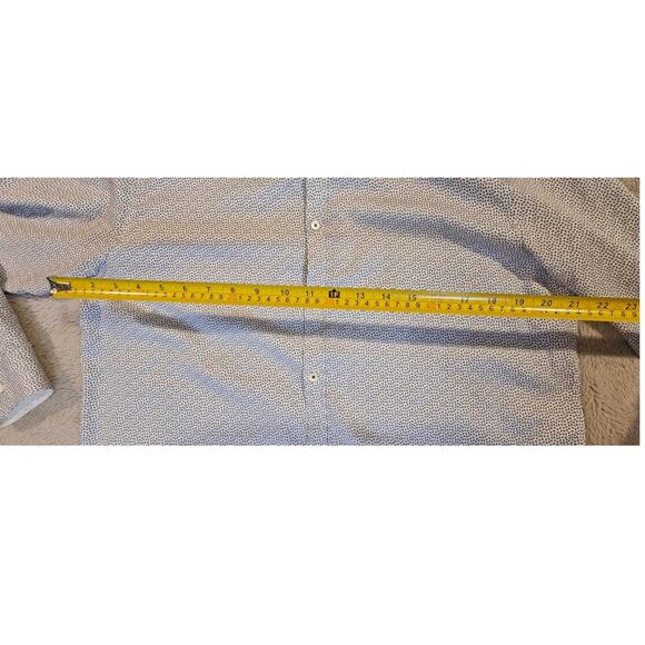 Ted Baker London Button Down Shirt, 100% Cotton, TB Sz 7  Blue/ White - Picture 7 of 11